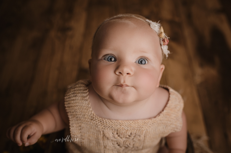 Meilenstein Babyshooting in Nöchling | Atelier nordbrise Fotografie | Natürliche einzigartige Babyfotos im Raum Melk | Neugeborenenfotograf Babyfotograf Familienfotograf Sitzkind